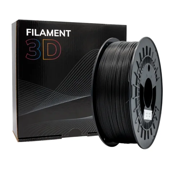 Producto Filamento 3D - PLA TOUGH - Color: Negro - 1.75 mm / 1 kg Imagen