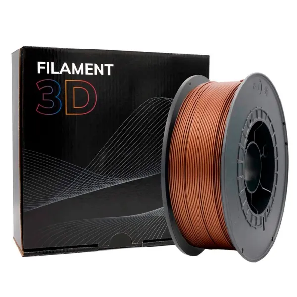 Producto Filamento 3D - PLA - Color: Bronce - 1.75 mm / 1 kg Imagen