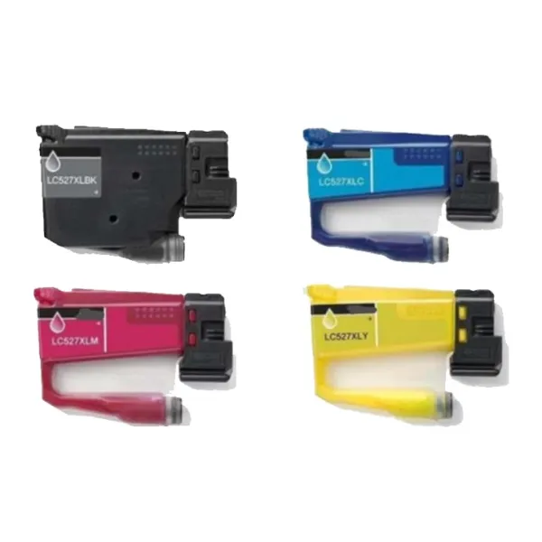 Producto Pack 4 cartuchos de tinta compatibles Brother LC527XL amarillo, magenta, negro y cian Imagen