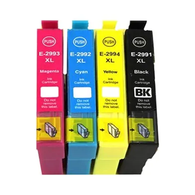 Producto Pack 4 cartuchos de tinta compatibles Epson T2991 29XL/T2992 29XL/T2993 29XL/T2994 29XL negro, cian, magenta Imagen