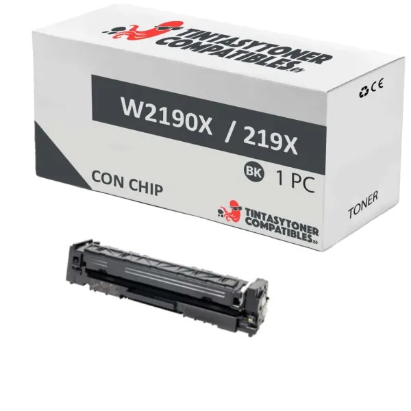Producto Tóner compatible HP HP219XBK(Chip) Negro · 3.200 páginas Imagen