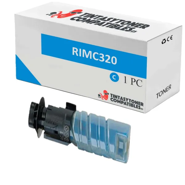 Produto Tóner compatible Ricoh 842711 Cian · 7.500 páginas Imagem