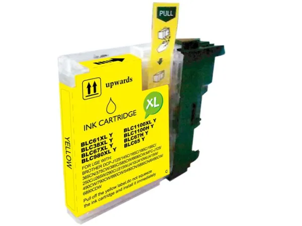 Produto Cartucho de tinta compatible Brother LC1100Y Amarillo · 18 ml Imagem