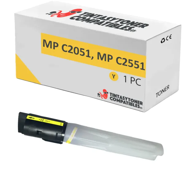 Producto Tóner compatible Ricoh 841507 Amarillo · 9.500 páginas Imagen