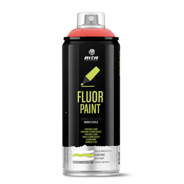 Producto Spray MTN Pintura Flúor Rojo Imagen