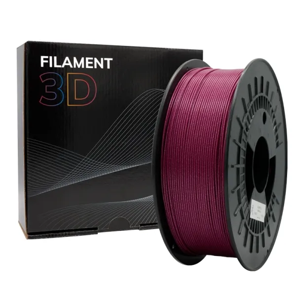 Producto Filamento 3D - PLA GLITTER - Color: Violeta - 1.75 mm / 1 kg Imagen