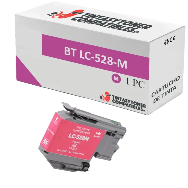 Producto Cartucho de tinta compatible Brother LC528M · 5.000 páginas Imagen