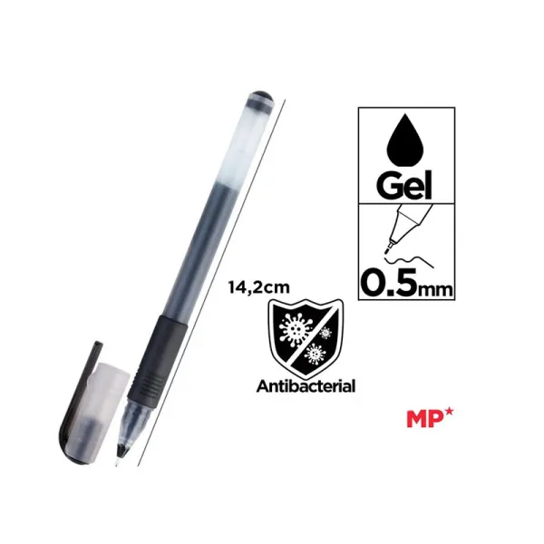 Produto Boligrafo de Tinta Gel de Punta 0,5 mm Negro Imagem