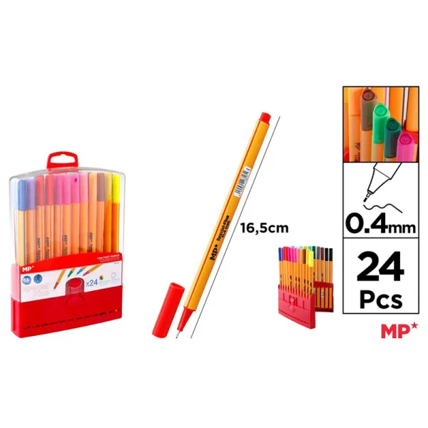Producto Pack de 24 Rotuladores de Punta Fina Imagen