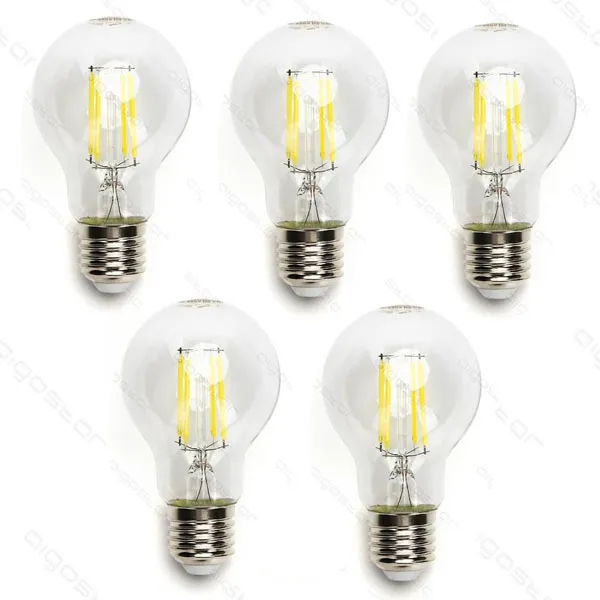 Produto Pack 5 Bombillas de Filamento LED E27 A60 4W Luz Fría 6500K Imagem