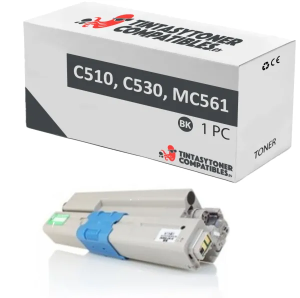 Produto Tóner compatible OKI 44469804 Negro · 5.000 páginas Imagem