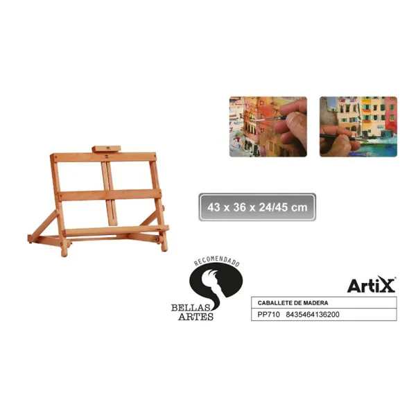 Producto Caballete Sobremesa 43X35X26(58)cm Imagen
