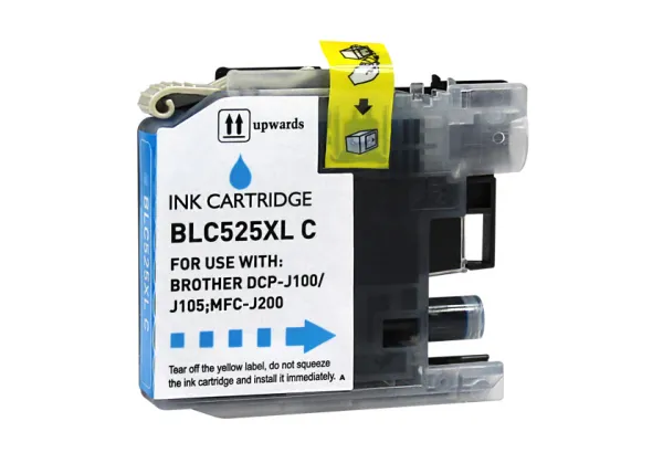 Producto Cartucho de tinta compatible Brother LC525CBP Cian · 15 ml Imagen