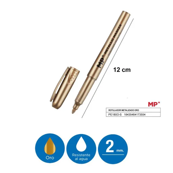Producto Rotulador Metalizado Oro Imagen