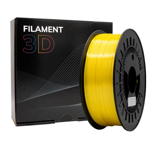 Producto Filamento 3D - PLA SILK - Color: Amarillo - 1.75 mm / 1 kg Imagen