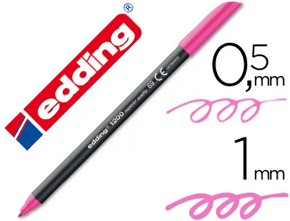 Produto ROTULADOR EDDING 1200 ROSA NEON Imagem