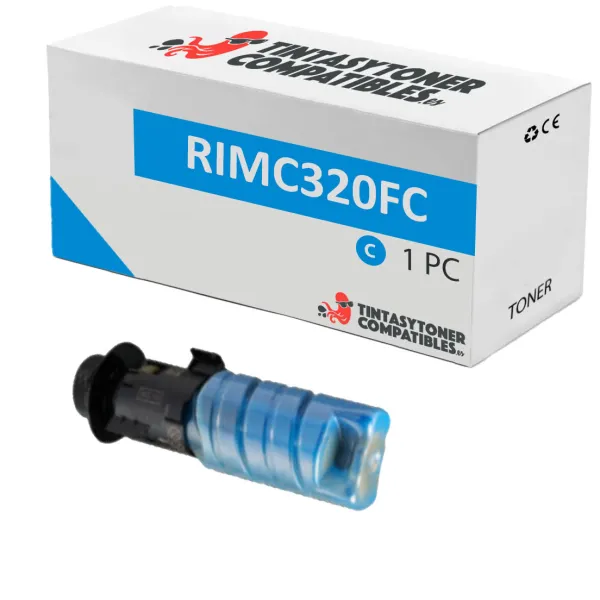 Produto Tóner compatible Ricoh 842657 Cian · 10.000 páginas Imagem