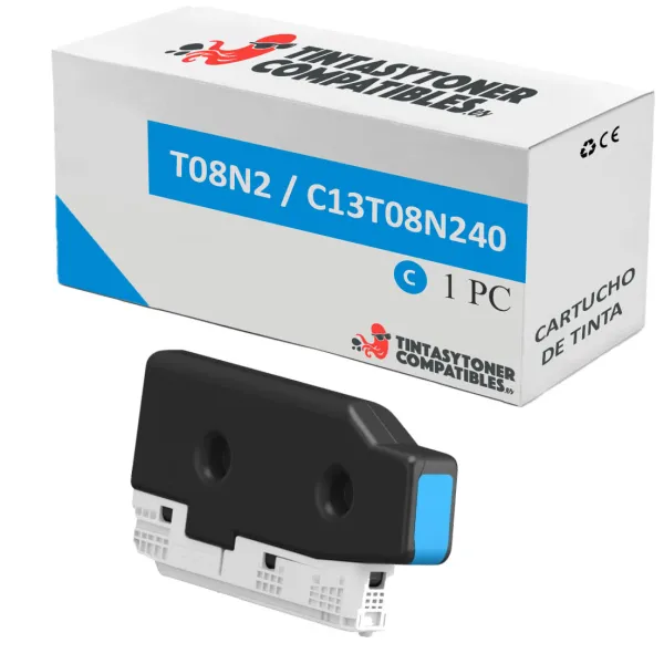 Produto Cartucho de tinta compatible Epson C13T08N240 · 28.000 páginas Imagem