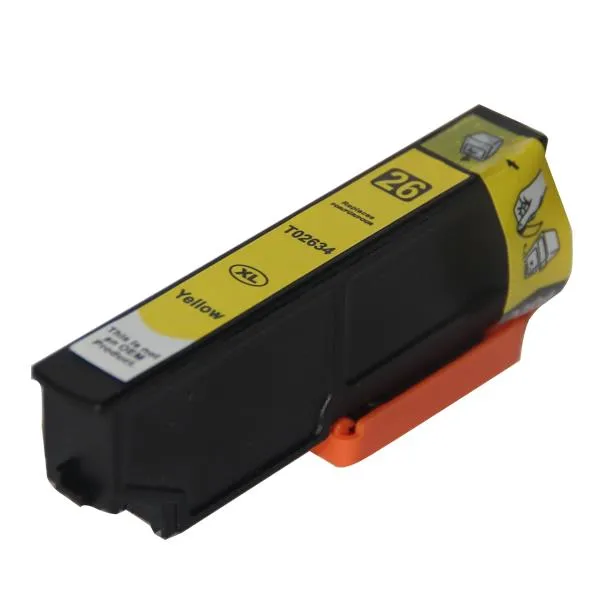 Product Cartucho de tinta compatible Epson C13T26344010 Amarillo · 155 ml Image