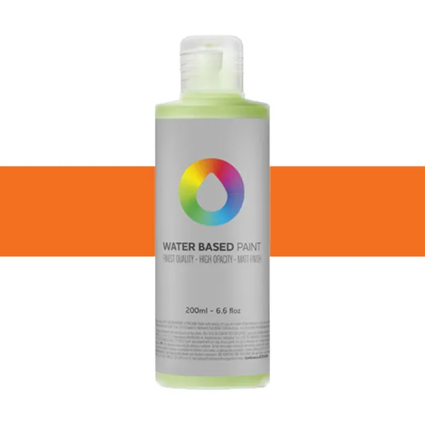 Product MTN Water Based Paint Azo Orange 200 ml Image