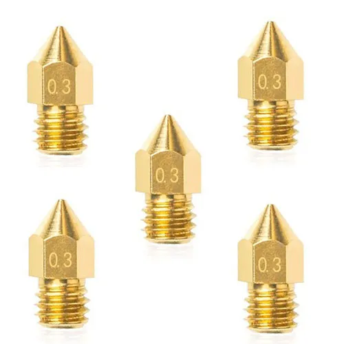 Producto Pack de 5 Extrusora de cabeza de latón 0.3mm Imagen