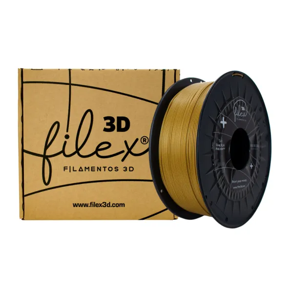 Producto Filamento Filex3d PLA +PREMIUM 1KG 1,75 Oro Imagen