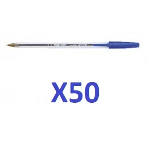 Producto Caja 50 Q-Connect boligrafo azul medio Imagen