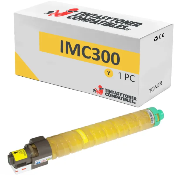Producto Tóner compatible Ricoh 842385 Amarillo · 6.000 páginas Imagen