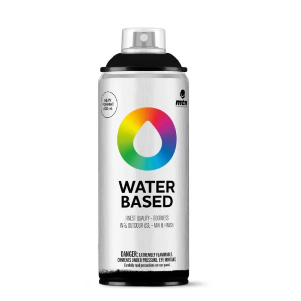 Producto Spray de Pintura MTN Water Based Negro (400 ml) Imagen