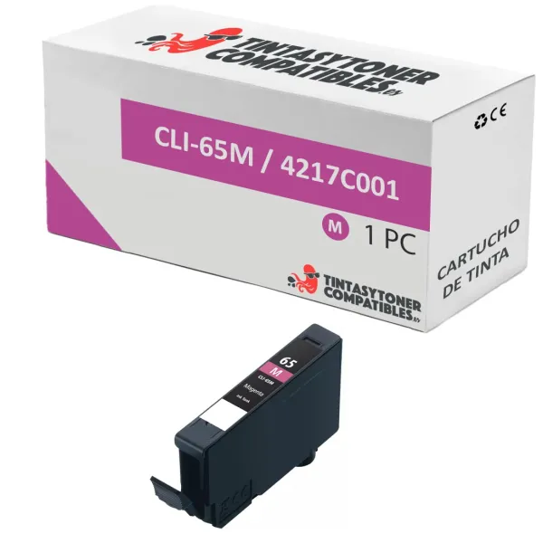 Produto Cartucho de tinta compatible Canon 4217C001 Magenta · 126 ml Imagem