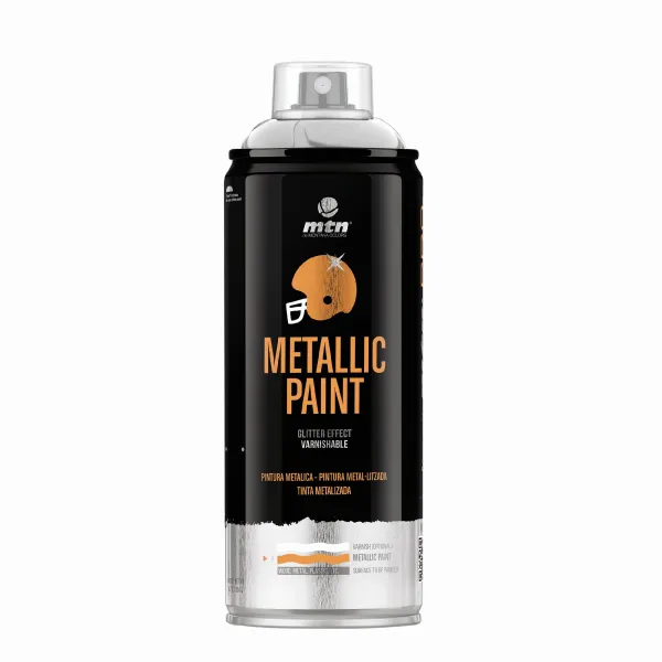 Producto Spray de Pintura metálica MTN PRO Aluminio R-9006 Imagen