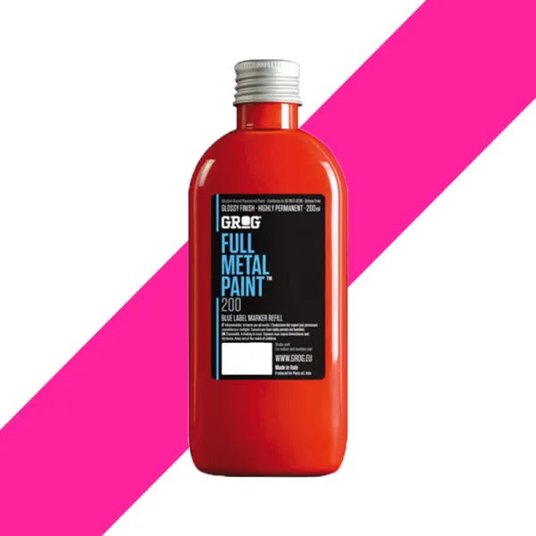 Product GROG Full Metal Paint Jellyfish Fuchsia 200 ml Image