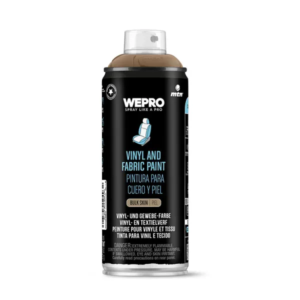 Producto Spray de Pintura Vinilo para Cuero y Piel Color Marrón MTN WEPRO Imagen