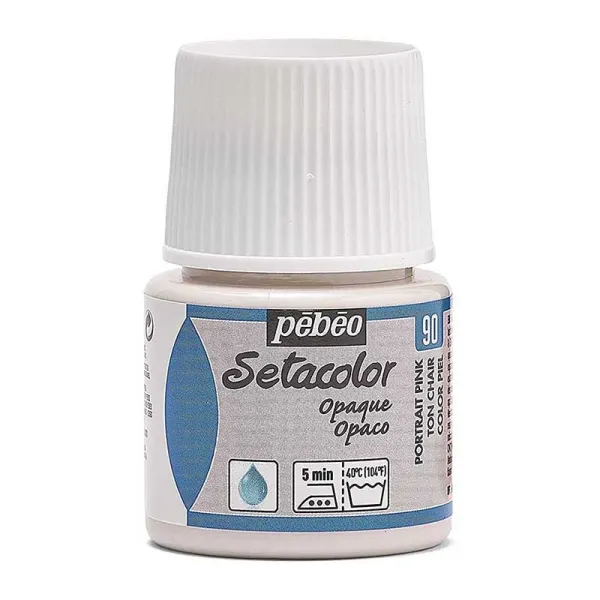 Producto Pintura Pébéo Setacolor Opaco Rosa Claro 45 ml Imagen