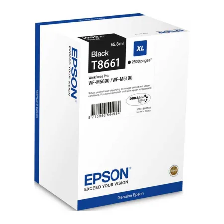 Cartucho de tinta original Epson T8661 negro · C13T866140