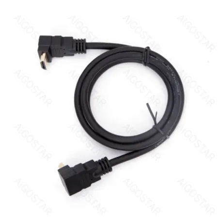 Cable HDMI Acodado de 1 m Negro