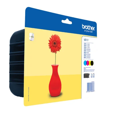 Cartucho de tinta original Brother MultiPack LC121VALBP
