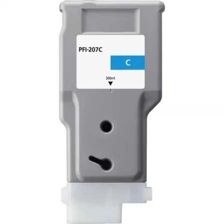 Cartucho de tinta compatible Canon PFI 207 Pigmentado cian