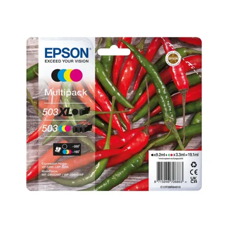 Cartucho de tinta original Epson 503XL/503 Pack 4 · C13T09R94010
