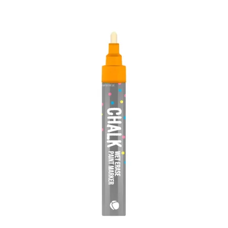 Marcador de Tiza Borrable Naranja 2mm MTN