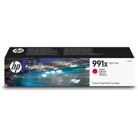 Cartucho de tinta original HP 991X magenta pigmentada · M0J94AE