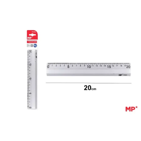 Regla de aluminio 20CM MP