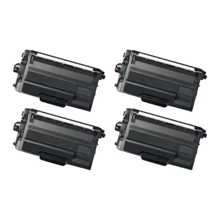 Pack 4 tóner compatibles Brother TN3610 negro