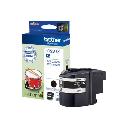 Cartucho de tinta original Brother LC22U negro · LC22UBKBP