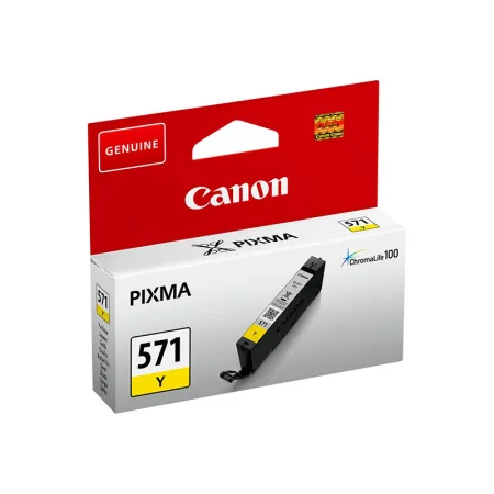 Cartucho de tinta original Canon CLI 571 amarillo · 0388C001