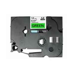 Cinta compatible Brother TZE-731 / Verde TZ-731 negro / verde