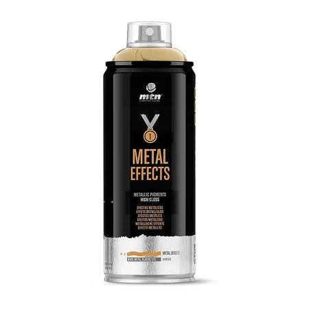 Spray de Pintura Efecto Cromado Oro MTN PRO