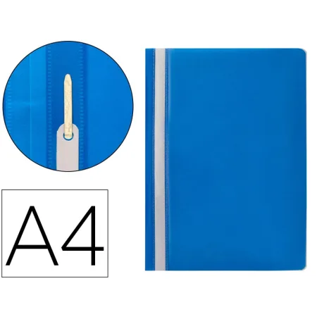 Carpeta Dossier Fastener Plastico A4 Azul Q-Connect