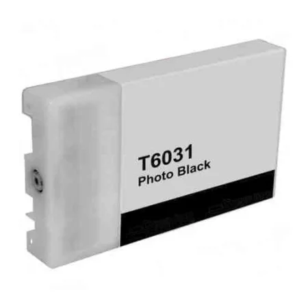 Cartucho de tinta compatible Epson T6031 Photo Pigmentada C13T603100 negro photo