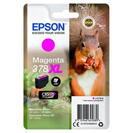 Cartucho de tinta original Epson 378XL magenta · C13T37934010